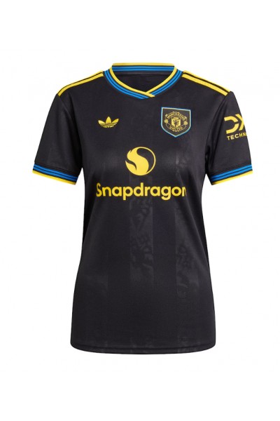 Manchester United Patrick Dorgu #13 Jalkapallovaatteet Naisten Kolmaspaita 2025-26 Lyhythihainen Manchester United Patrick Dorgu #13 Jalkapallovaatteet Naisten Kolmaspaita 2025-26 Lyhythihainen